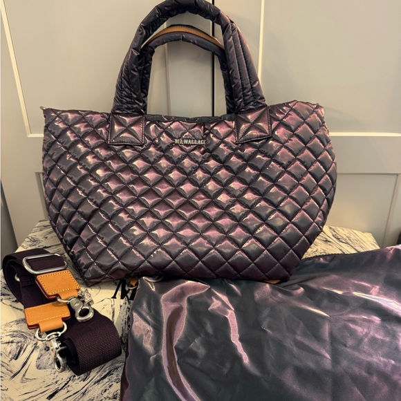 NWT MZ Wallace Small Metro Tote Deluxe Gemstone Iridescent RARE - Picture 3 of 13